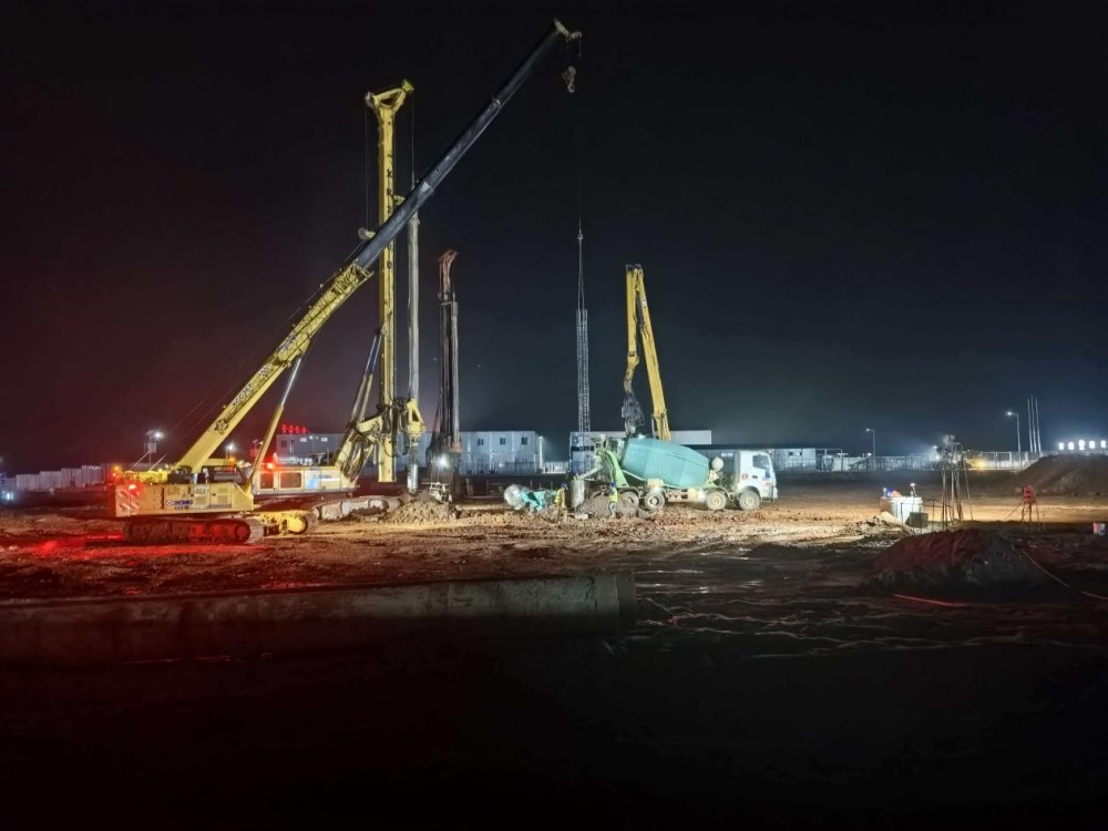 陜煤建設西北分公司汨羅樁基項目部：晝夜奮戰(zhàn)搶工期，全力以赴抓節(jié)點