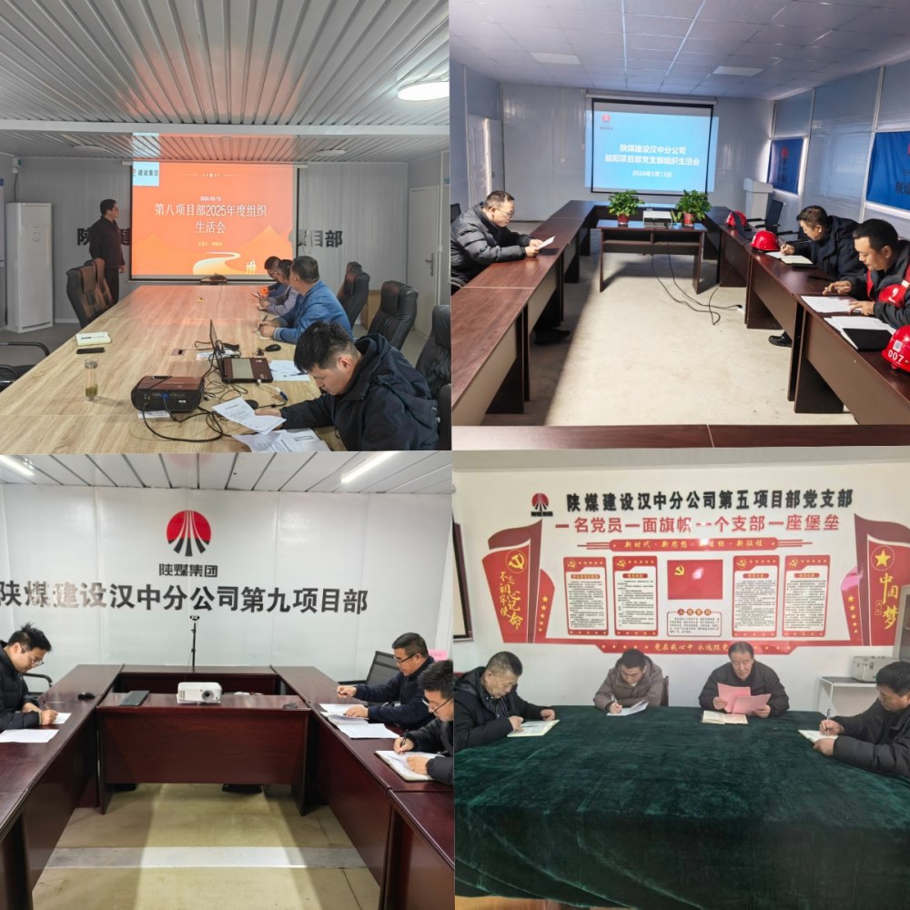 陜煤建設(shè)漢中分公司黨總支所屬各黨支部高質(zhì)量召開(kāi)2025年度組織生活會(huì)